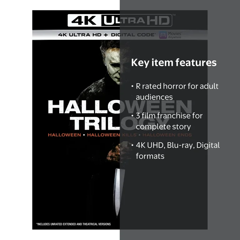 Halloween 3-Movie Collection 4K Ultra HD + Blu-ray + Digital