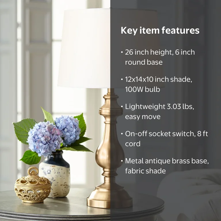 Regency Hill, Traditional Table Lamp, 26