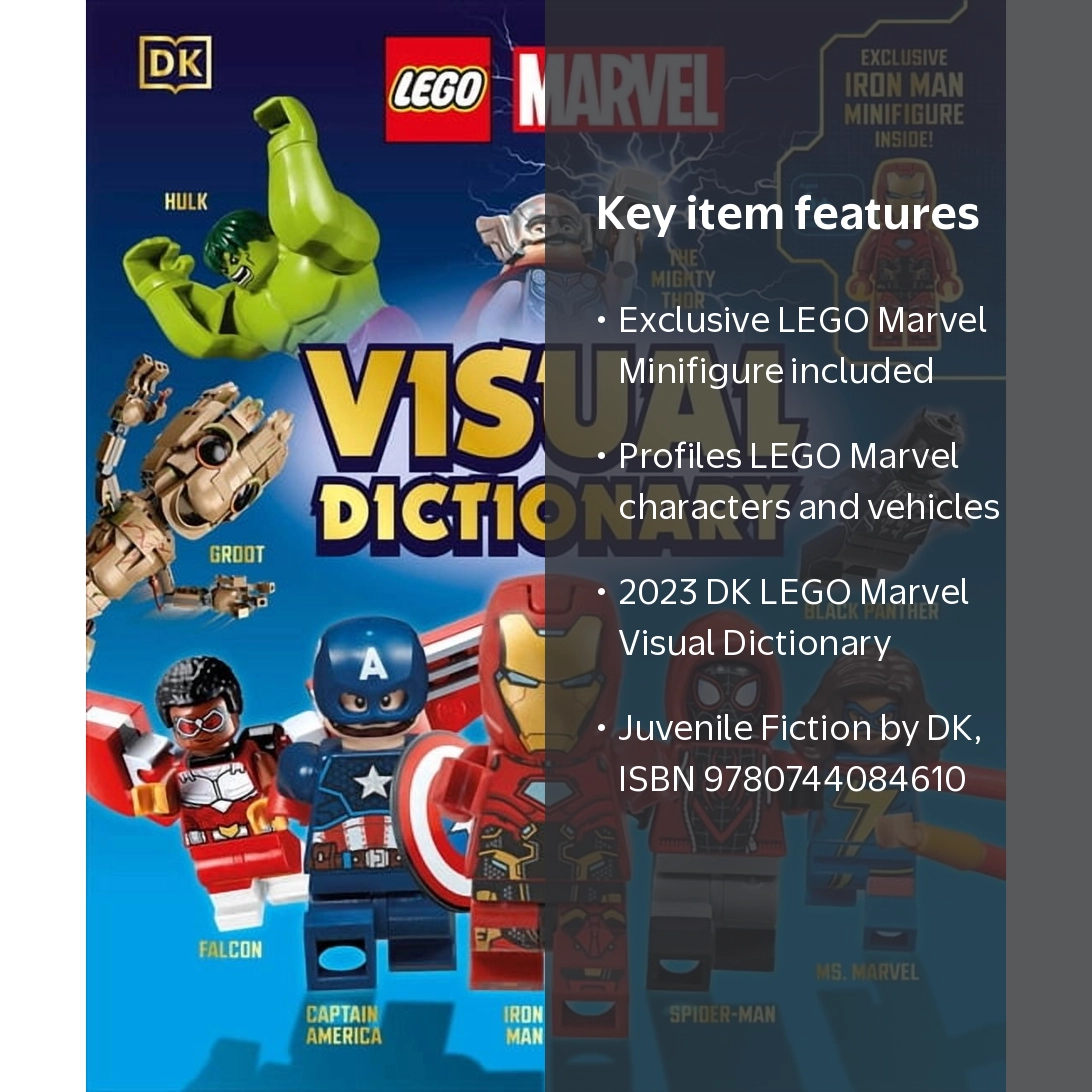 LEGO Marvel Visual Dictionary Simon Hugo, Paperback Edition