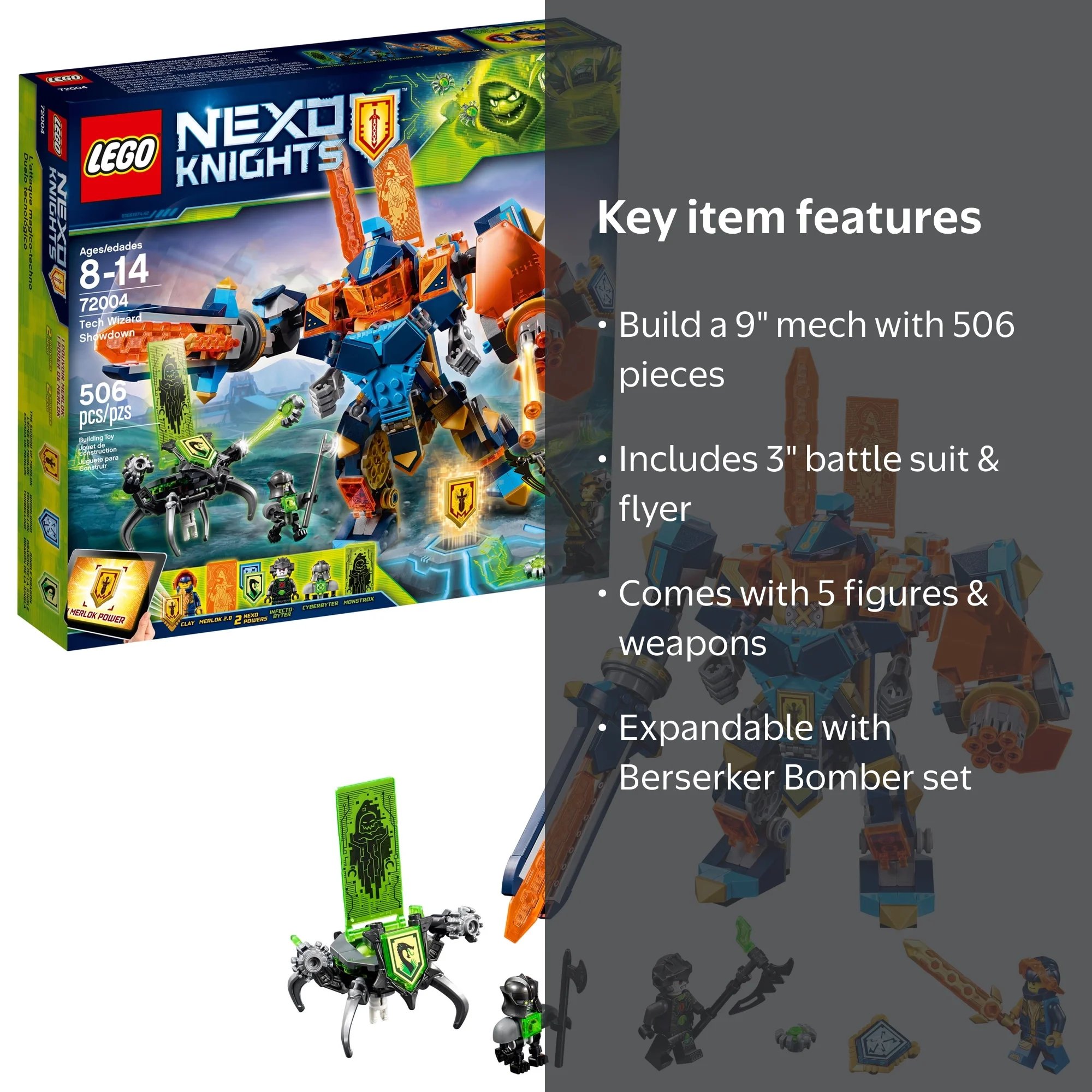 LEGO Nexo Knights Tech Wizard Showdown 72004 (506 Pieces