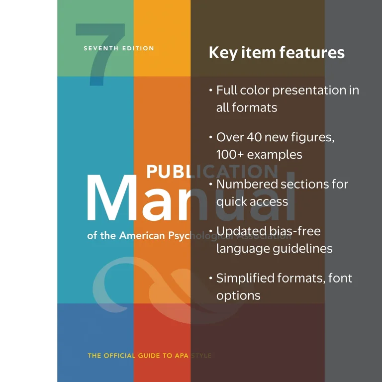American Psychological Association, Publication Manual, 7th Ed