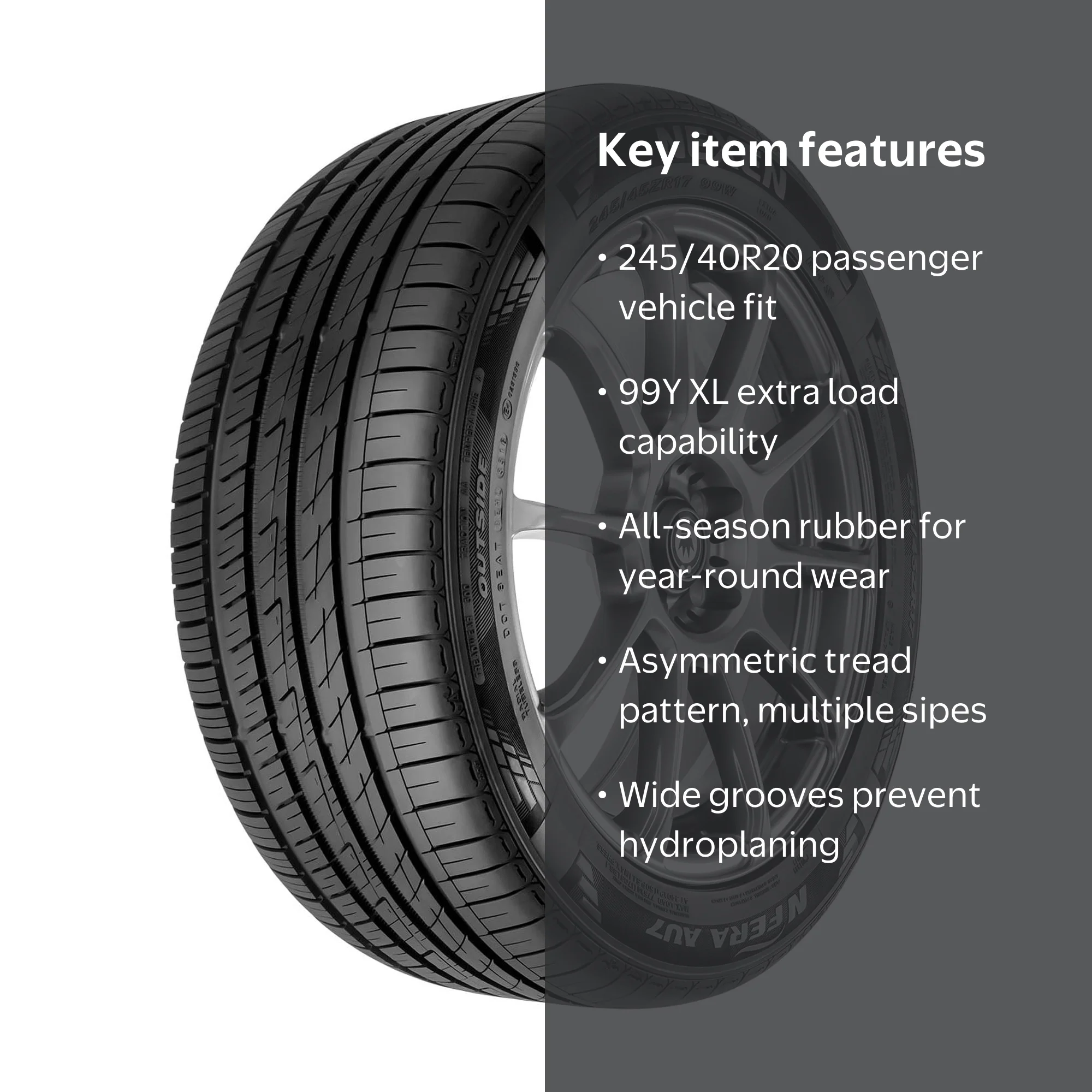 Nexen N'Fera AU7 245/40R20 99Y XL All-Season Passenger Tire