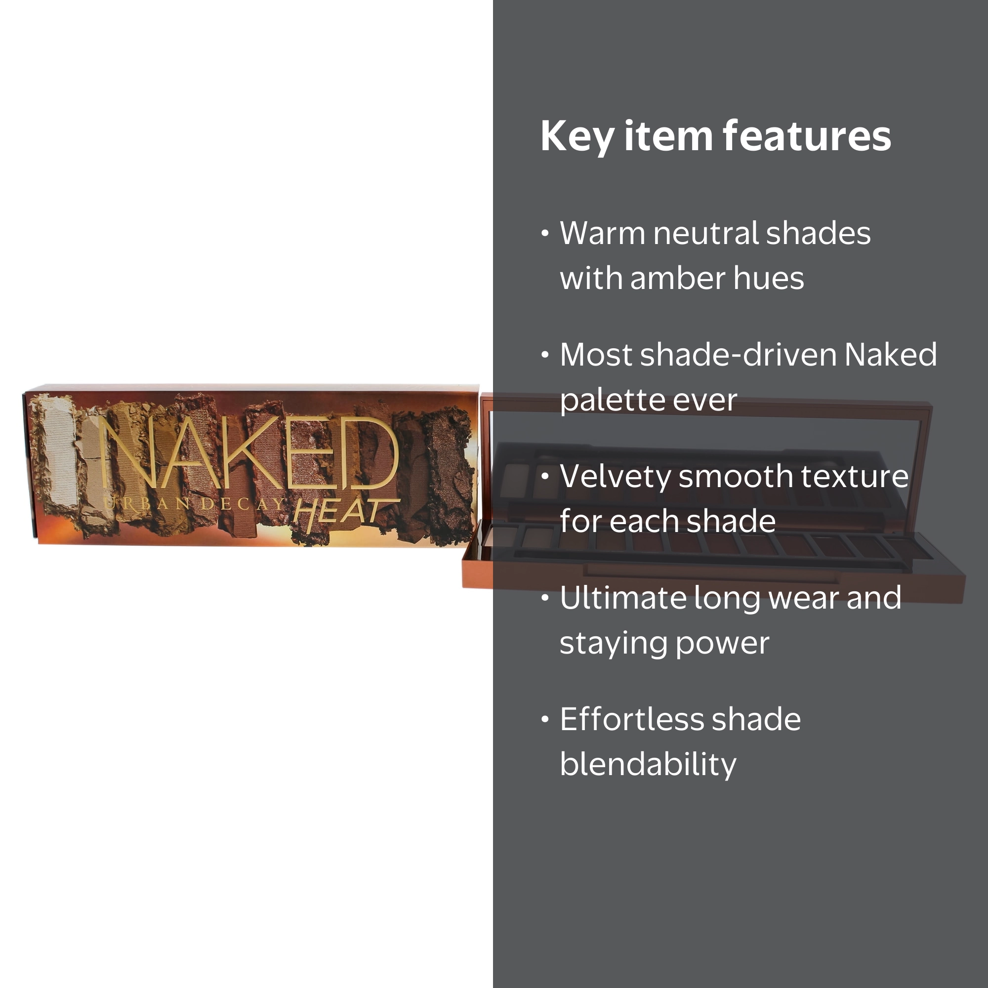 Urban Decay, Naked Heat Eyeshadow Palette, 0.6 oz, Gold - Walmart.com