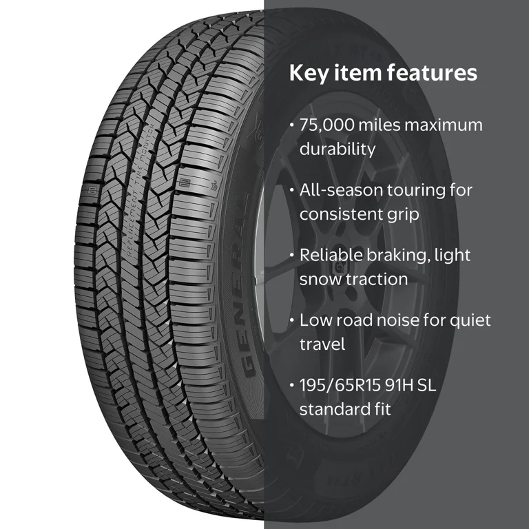 General AltiMAX RT45 All Season 195/65R15 91H Passenger Tire