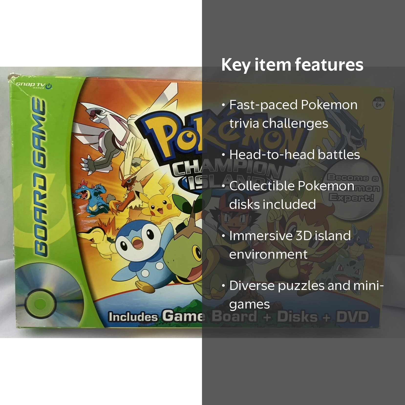Pokémon Champion Island DVD Game, 2007, Great Condition - Walmart.com