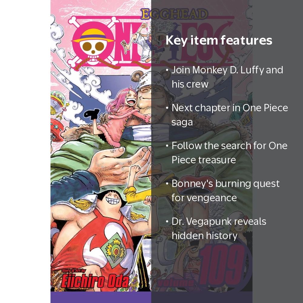 Eiichiro Oda, One Piece, Vol. 109 Paperback, Adventure Story