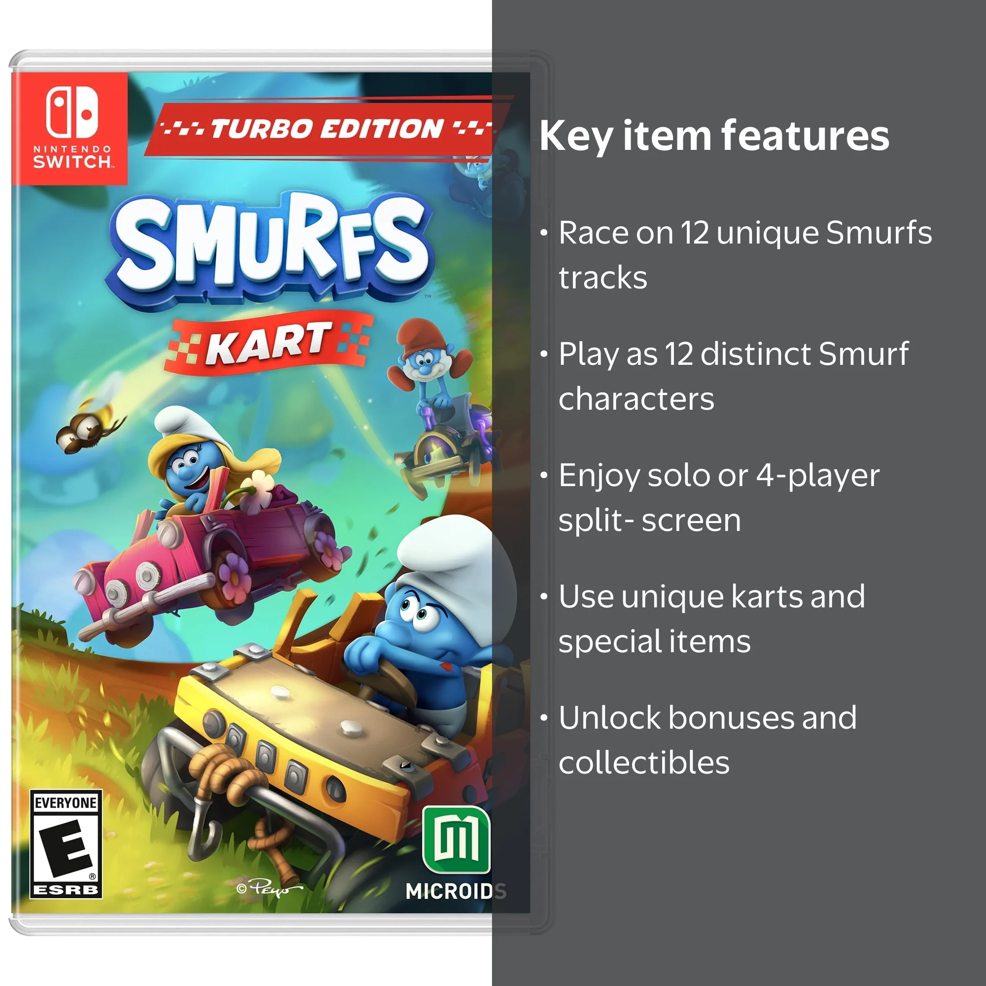 MaximumGames, Smurfs Kart - Day 1 Edition, Nintendo Switch