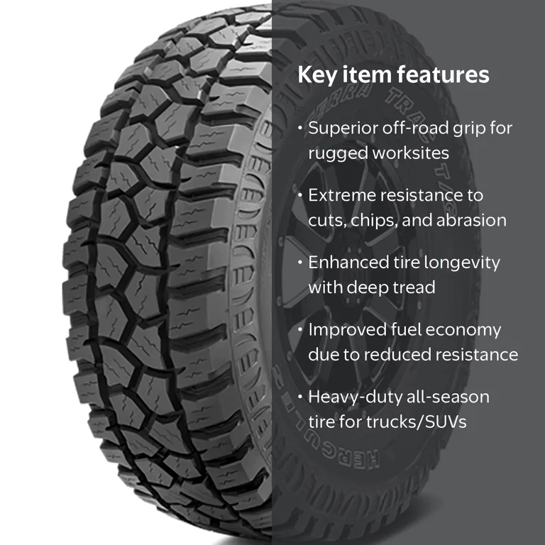 メテックス METEX TRAVELUX トラべリンガル12 37X12.50R20LT/10 126 Hercules TERRA TRAC T/G MAX 12.53720 Tire