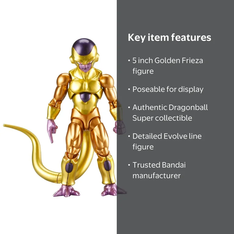 Dragon Ball Evolve - Dragon Ball Super - Golden Frieza, 5 inch