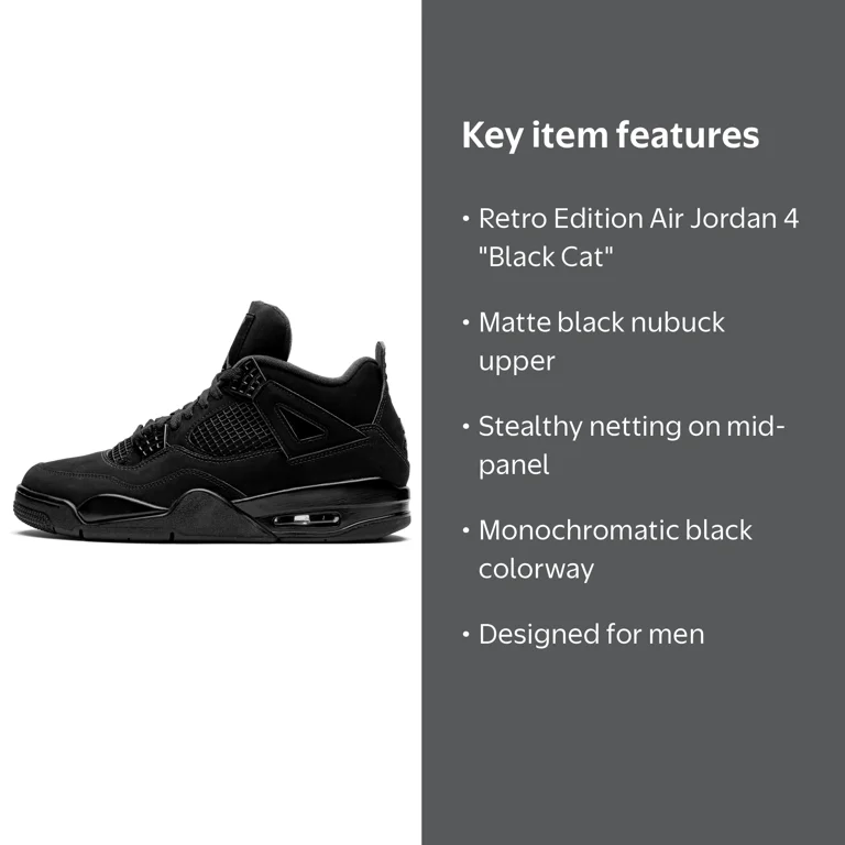 Jordan MENS Air Jordan 4 Retro 