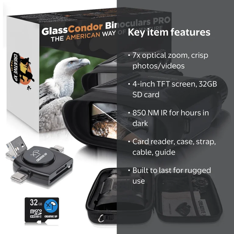 CREATIVE XP GlassCondor Pro Digital Night Vision Binoculars