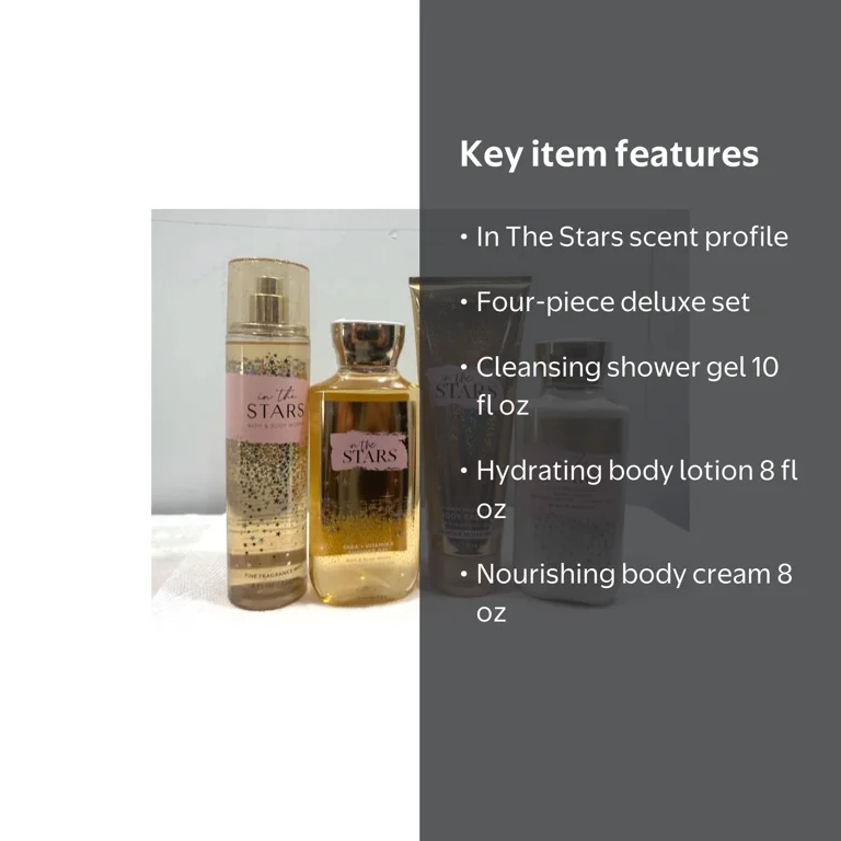 Bath & Body Works In The Stars Deluxe Set, Body Lotion, Fragrance