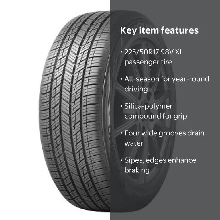 Kumho Solus TA51a All Season 225/50R17 98V XL Passenger Tire