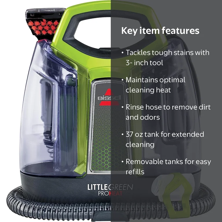 掃除機・クリーナー Bissell Little Green Pro Bissell Little Green Pro Heat Cannister Vacuum Cleaner - Portable