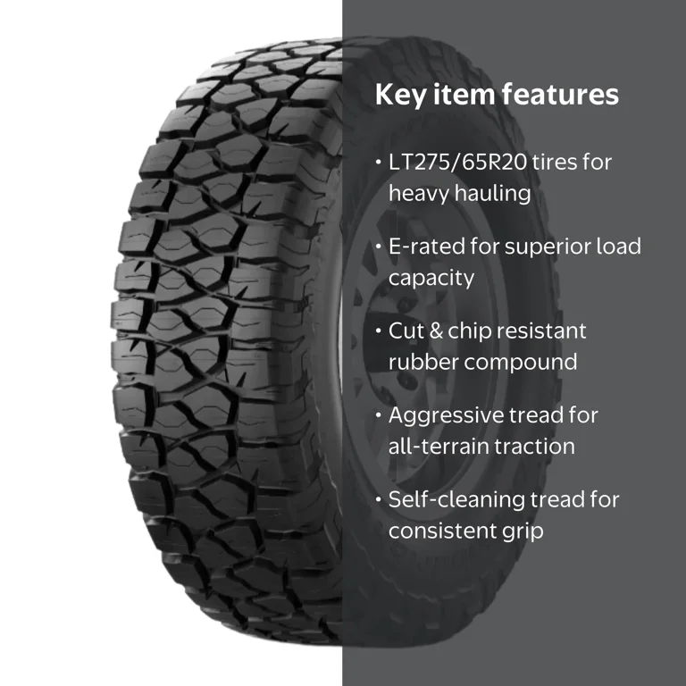 BFG HD-Terrain T/A KT LT275/65R20 126/123Q E - Walmart.com