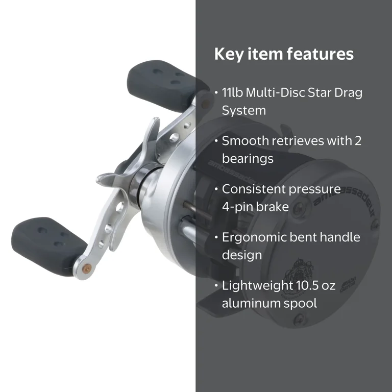 abu garcia ambassadeur s round baitcast reel C4 trying to set your PB or simply outfish your buddy Abu Garcia Ambassadeur Best Trolling