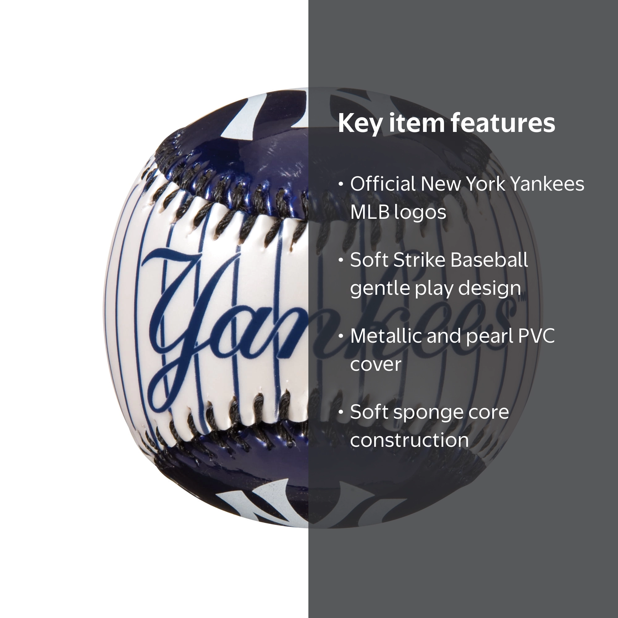 COACH ×MLB New York Yankees　野球ボール　インテリア. New York Yankees Soft Strike Baseball - Walmart.com