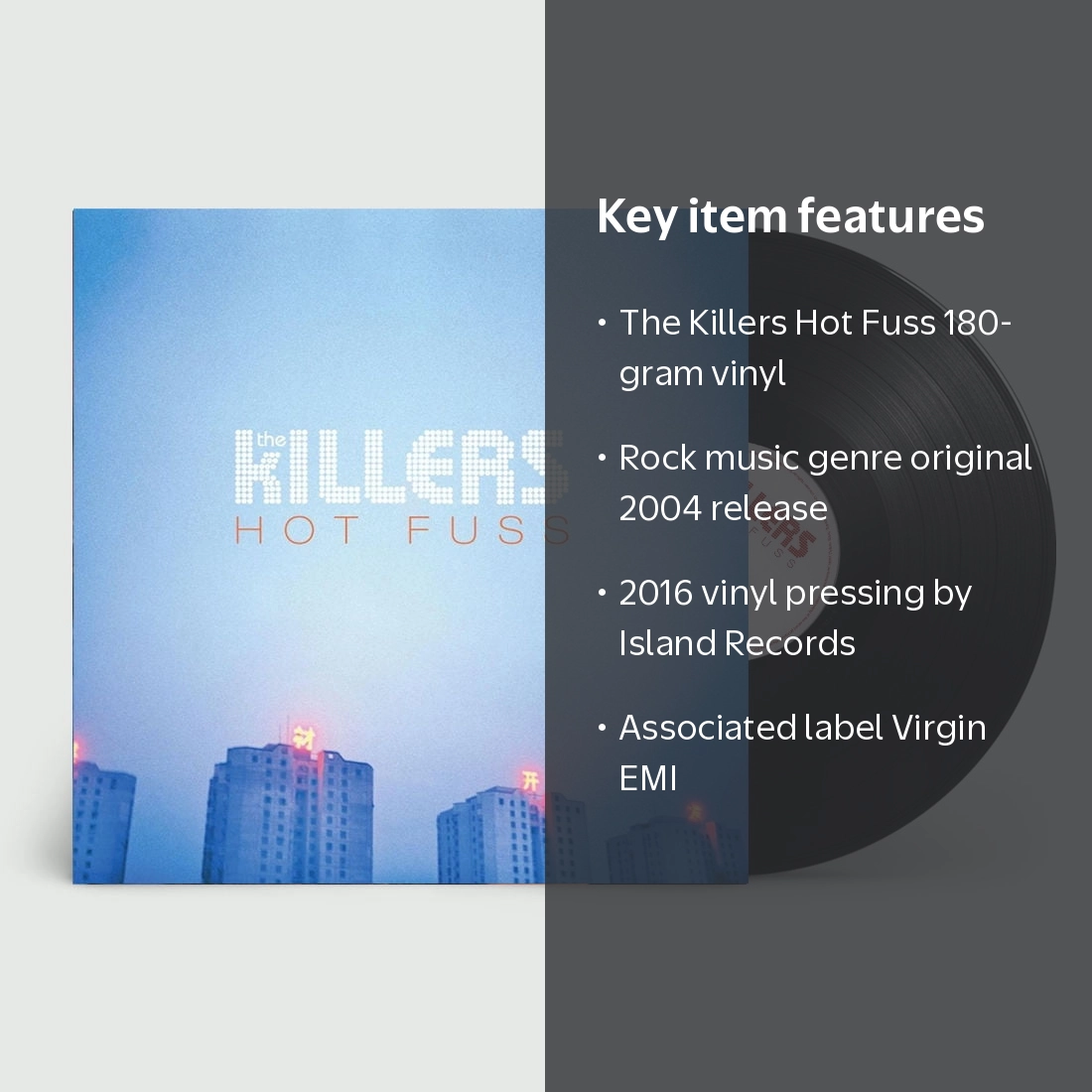The Killers - Hot Fuss, 180-gram Rock Vinyl, Island Records 2016