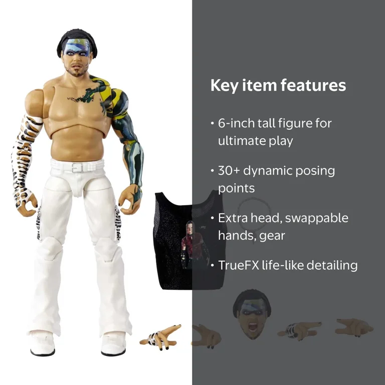 WWE Wrestling Toy: Jeff Hardy Ultimate Edition 6-Inch Collectible