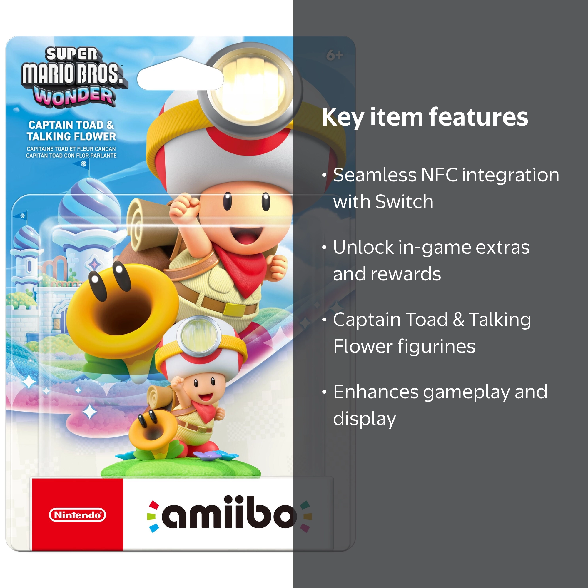 amiibo‚Ñ¢ - Captain Toad & Talking Flower - Super Mario Bros.‚Ñ