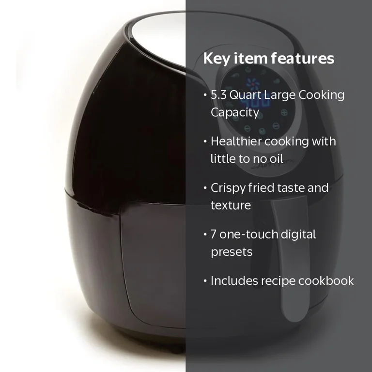 水木　Power MagicFryerXL Power Air Fryer XL 5.3 Quart, the power air fryer xl surrounds