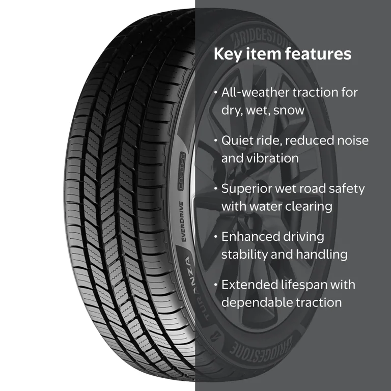Bridgestone Turanza Everdrive All Season Tire 235/55R19 105V XL