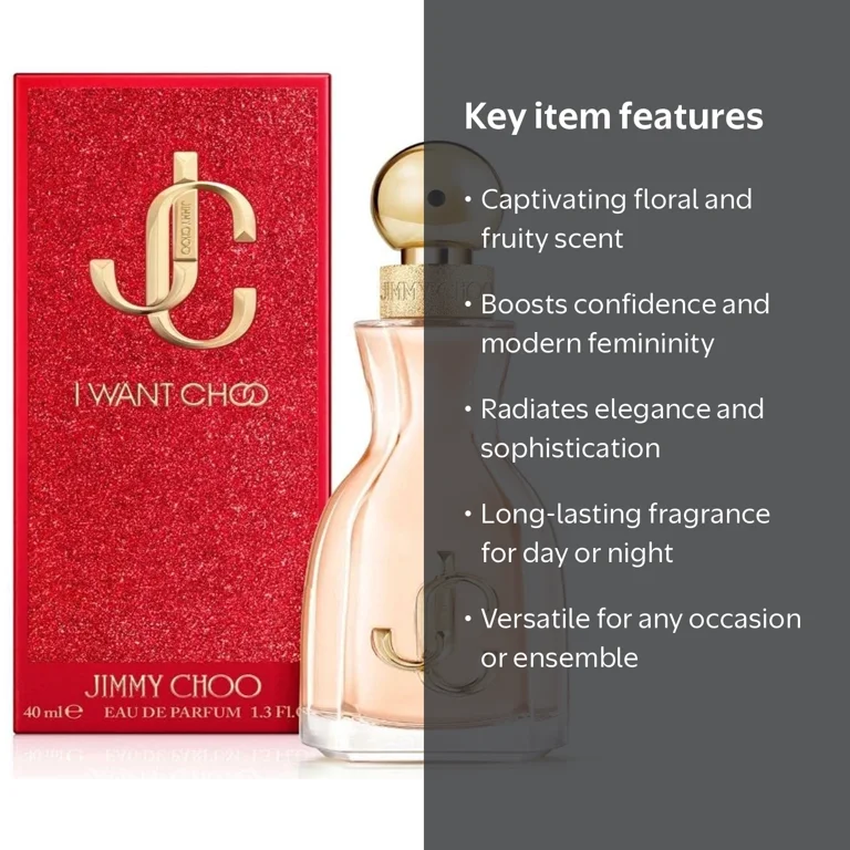 Jimmy Choo, Eau de Parfum Spray, 1.3 oz, Floral Fruity Notes