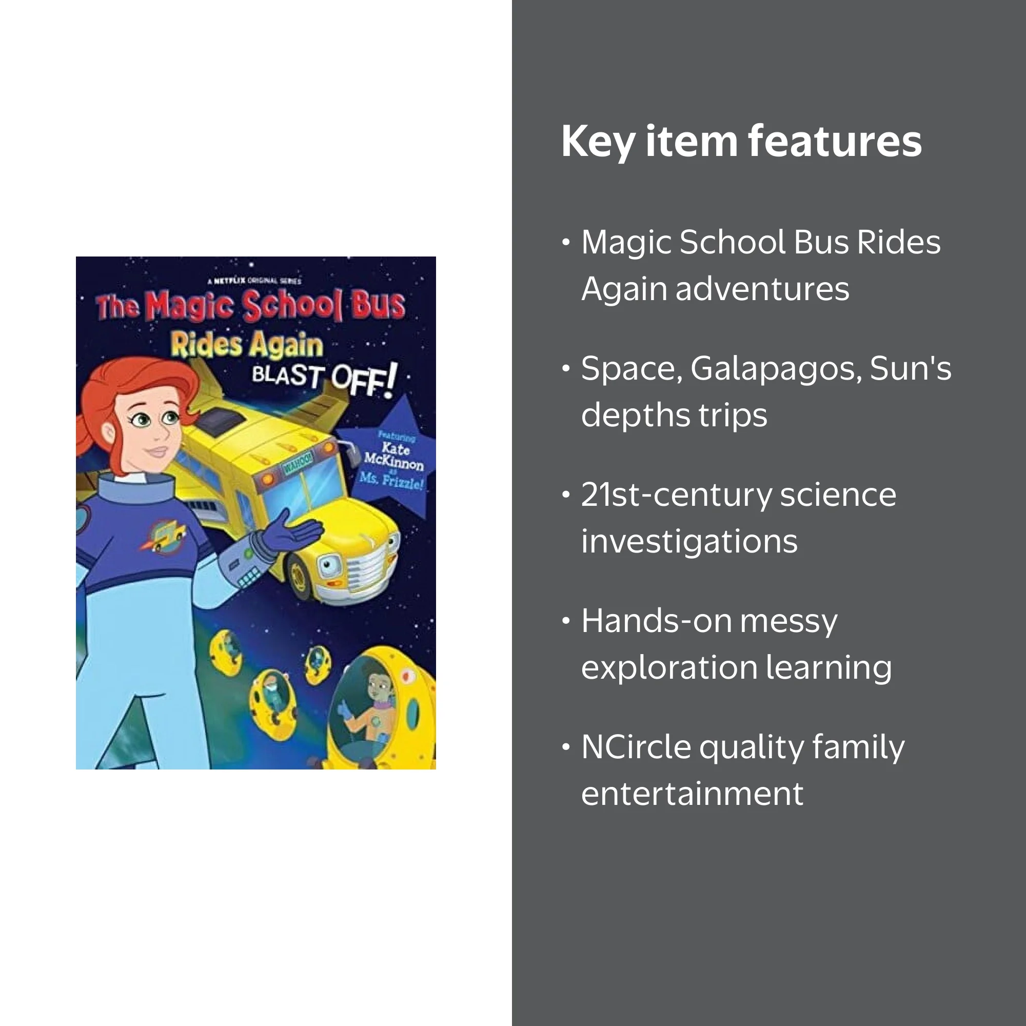 The Magic School Bus Rides Again; Blast Off! (DVD), NCircle, Kids