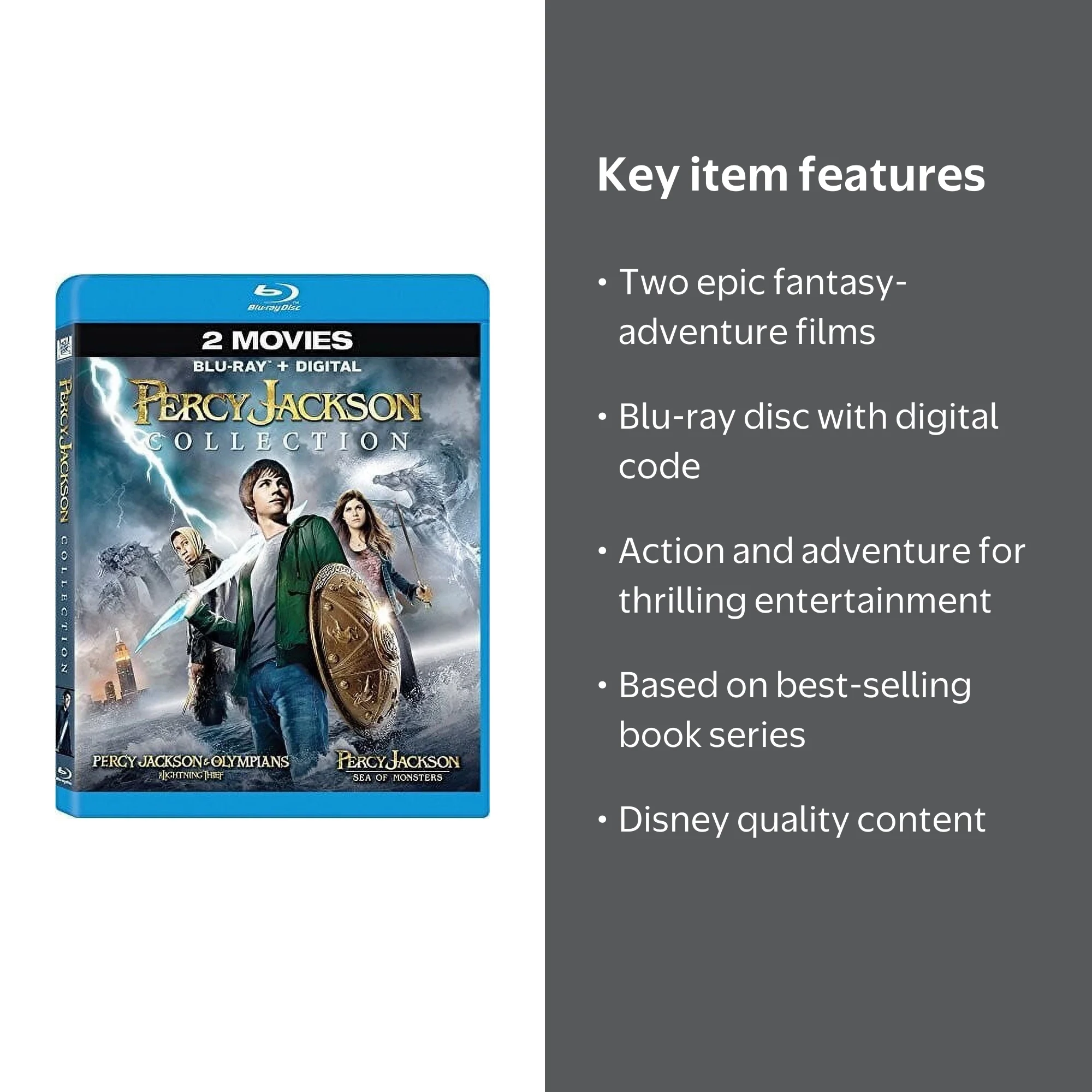 Percy Jackson Collection (Blu-ray + Digital Code) (Disney