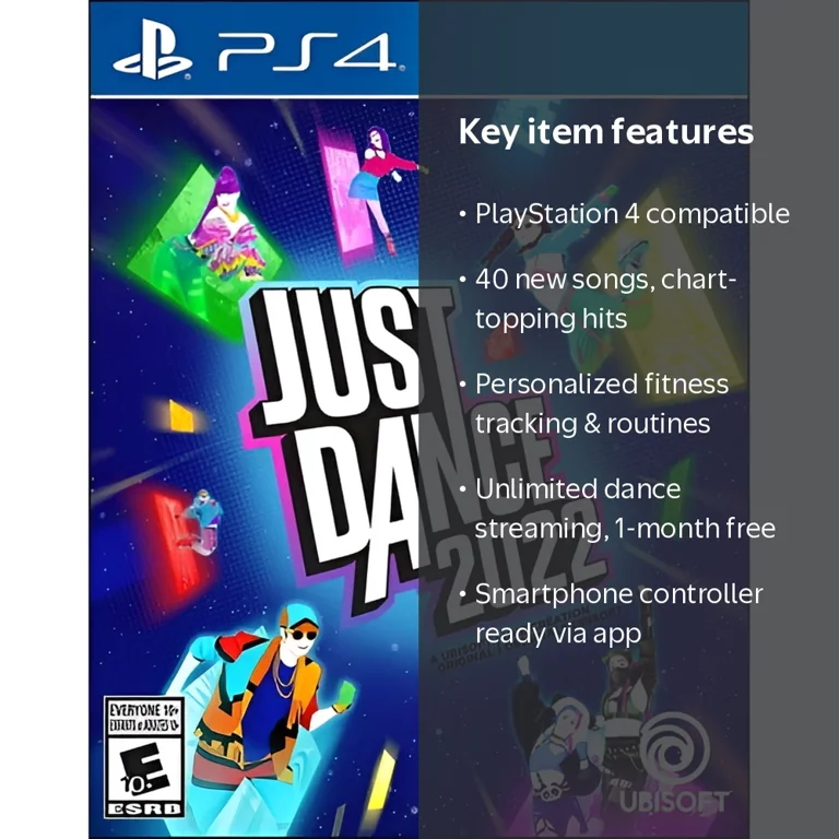 Ubisoft, Just Dance 2022 Game, PlayStation 4, Standard Edition