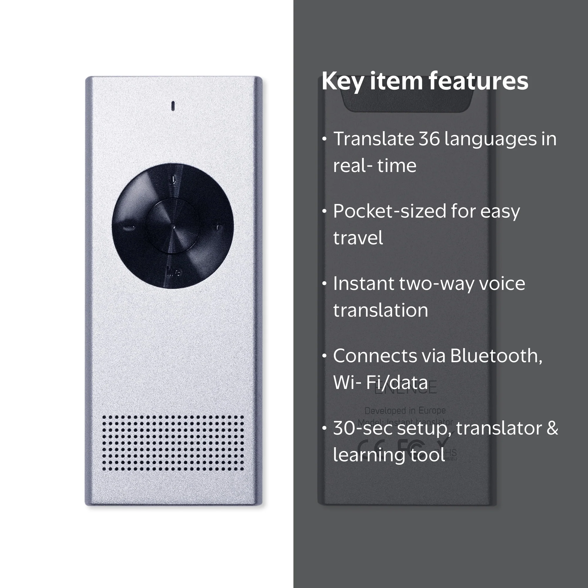 ENENCE Instant Translator 本体 1個 Muama Enence Instant 2-Way 36