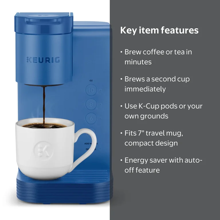 Keurig E-S-S-E-N-T-I-A-L-S Single Serve Coffee Maker in Pacific