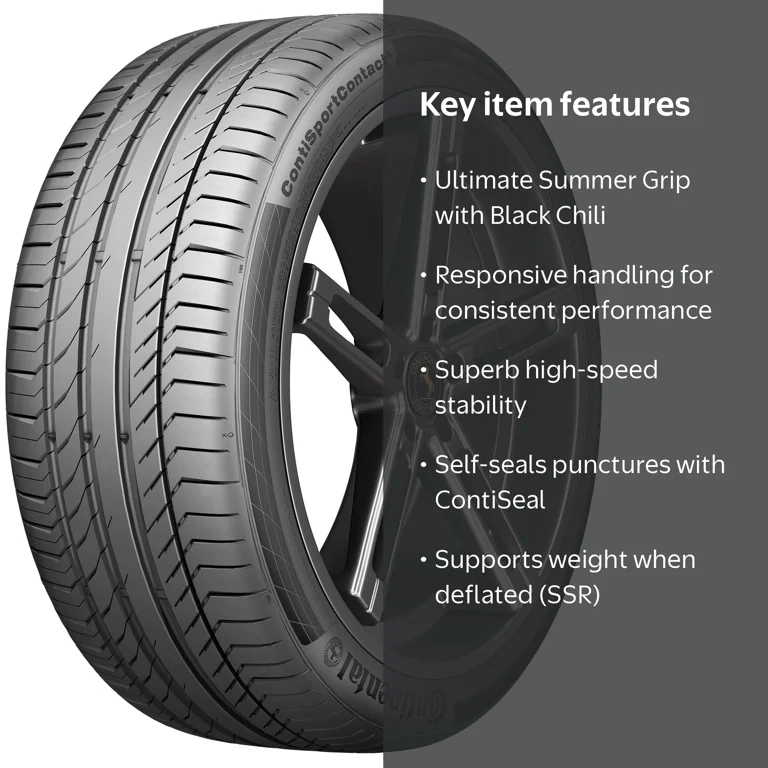 Continental ContiSportContact 5 Summer 255/35R19 96Y XL Passenger