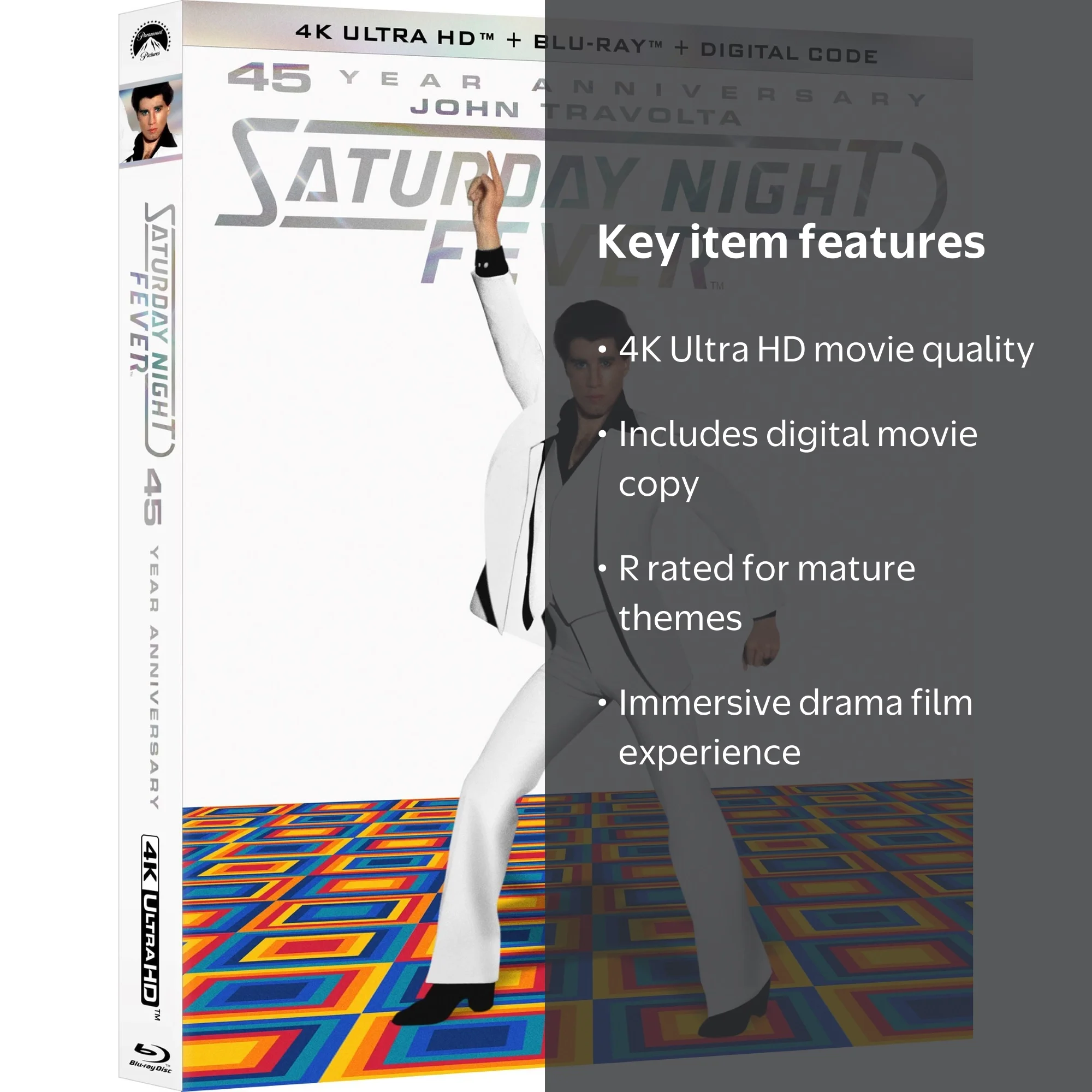 Saturday Night Fever (4K Ultra HD + Digital Copy) - Walmart.com