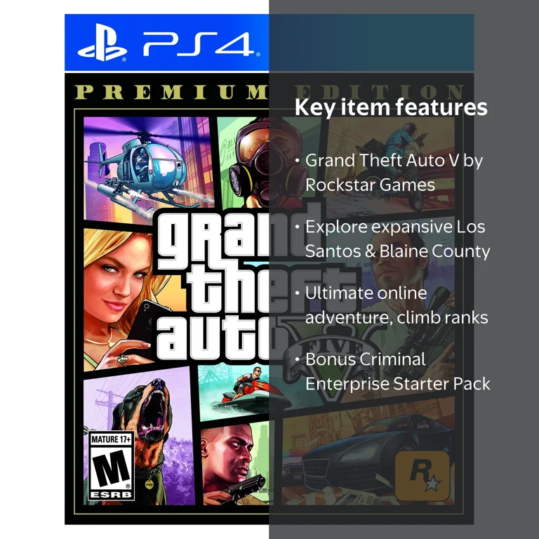 Rockstar Games, Grand Theft Auto V, 710425578649, PlayStation 5