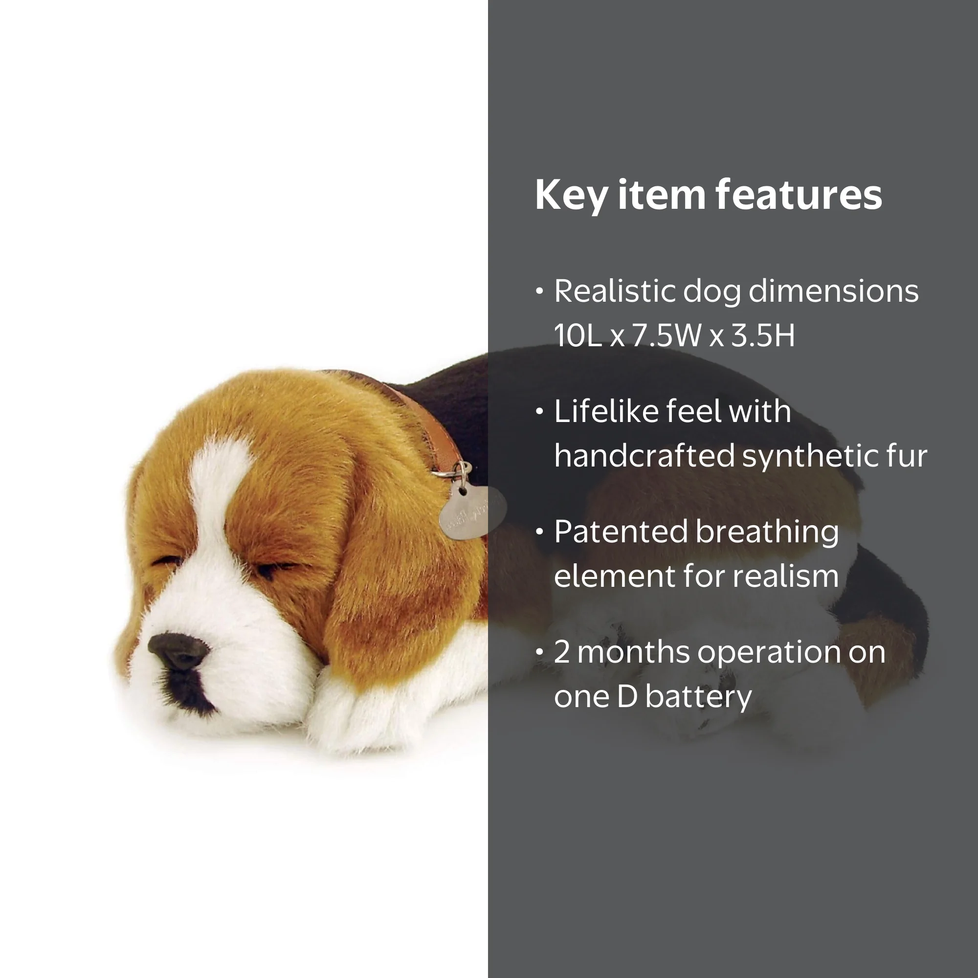 Perfect Petzzz Original Beagle - Lifelike Stuffed Interactive Toy