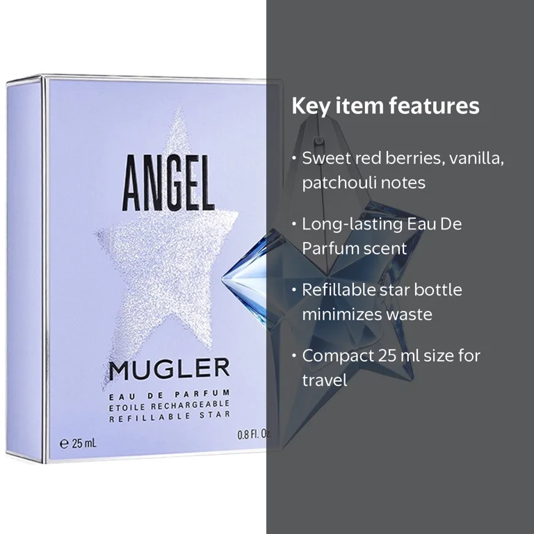 ANGEL These Stars オードパルファム 50ml Thierry Mugler, Angel Eau De Parfum, 0.8 oz, Refillable Star Spray