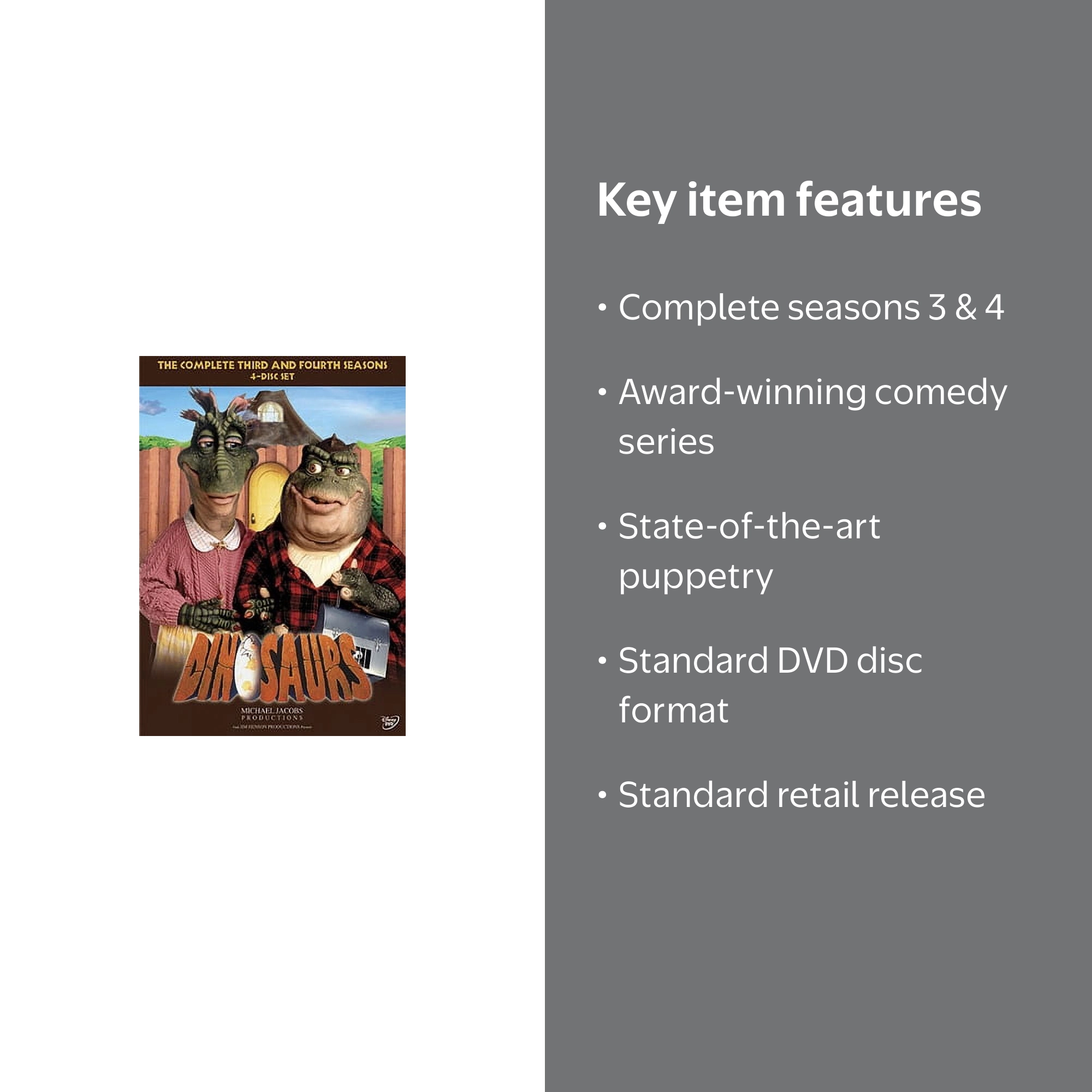 Dinosaurs: The Complete Third and Fourth Seasons (DVD) - Walmart.com