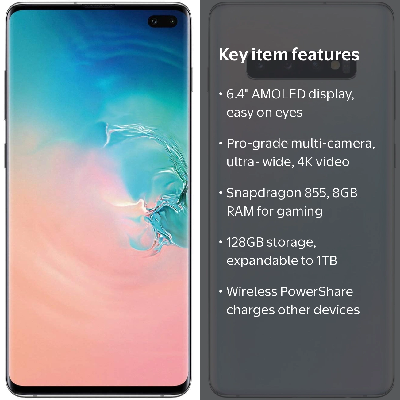 New Samsung Galaxy S10+ Plus 128GB Android International Cell