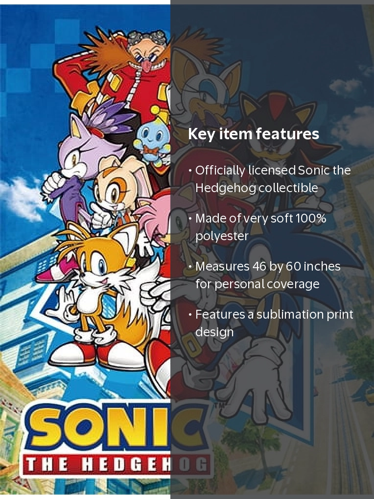 Great Eastern GE-57717 Sonic The Hedgehog Big Group Sublimation