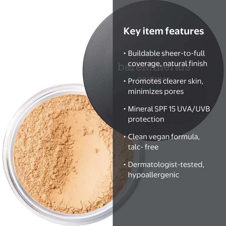 Bare Minerals SPF 15 Radiant Finish Loose Mineral Powder