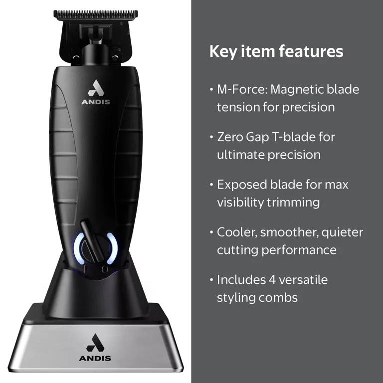 Andis, Beard and Hair Trimmer, M-Force Tech, Black - Walmart.com