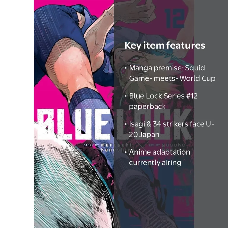 Kaneshiro, Manga, Blue Lock 12, Series #12 Paperback - Walmart.com