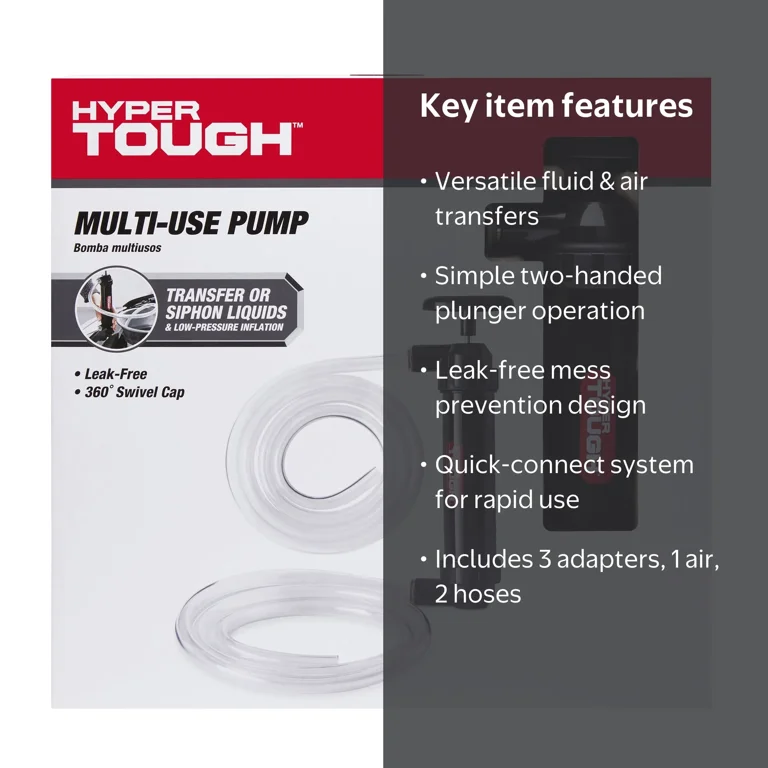 Hyper Tough Multi-Use Siphon Pump Universal, 36200WDI - Walmart.com