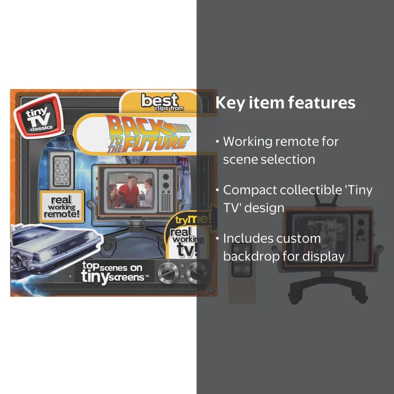 Tiny Tv - Back To The Future. - Walmart.com