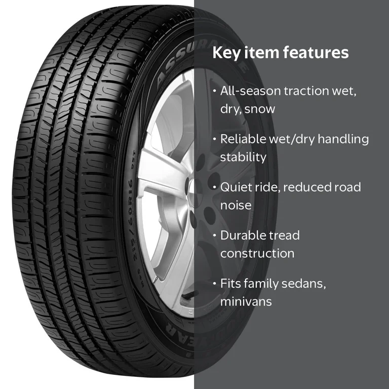 Goodyear Assurance 215/50R17 91V All-Season Passenger Tire for All Goodyear Assurance 215/50R17 91V All-Season Passenger Tire for All