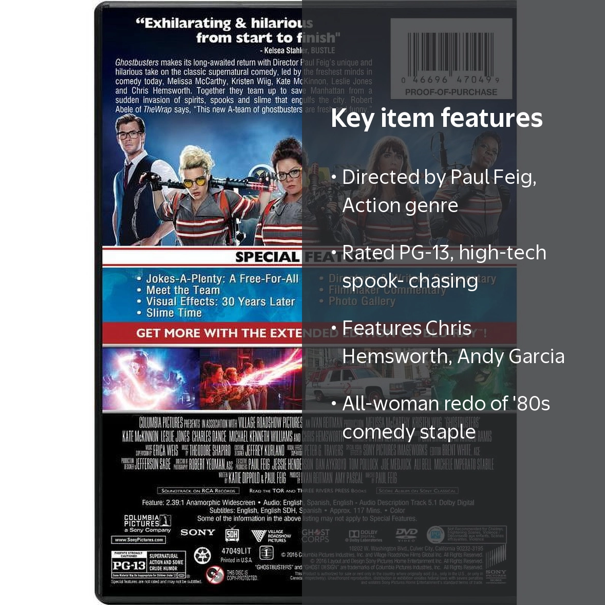 DVD 会報 FLOW  26ers movie 2017-2021セット Sony Pictures Entertainment, DVD, Ghostbusters 2016, All-Women