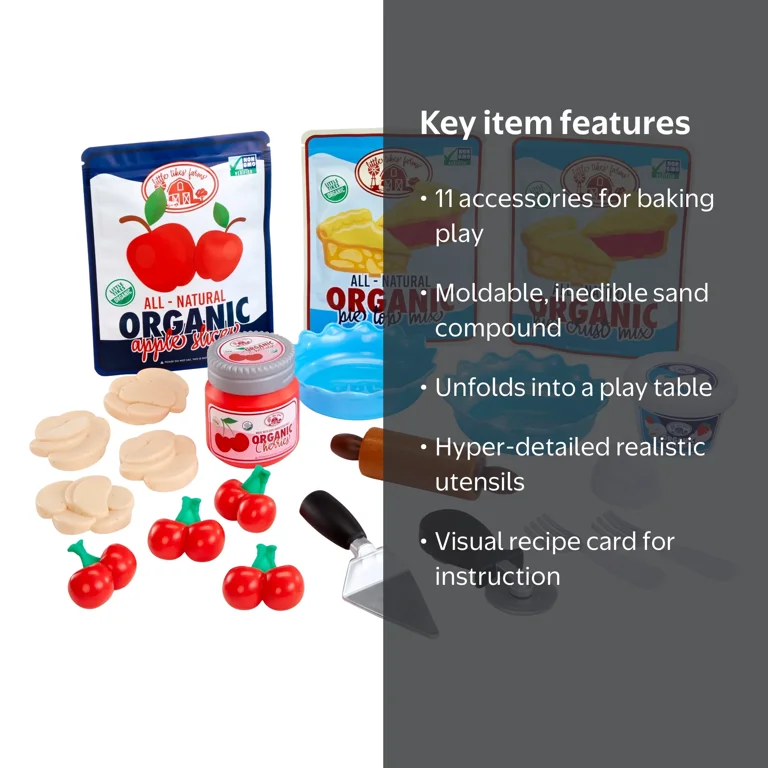 Little Tikes Creative Chefs Cookie Kit with Make-It Mix Play Sand