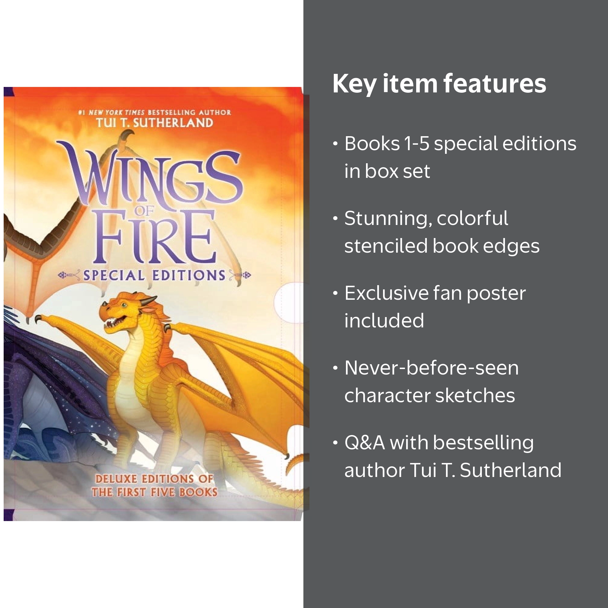 Wings of Fire #1-5 Special Edition Box Set (Paperback) - Walmart.com