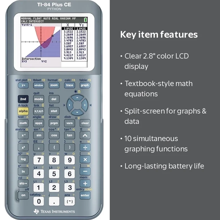 Texas Instruments TI-84 Plus CE Graphing Calculator, Fractal Frost